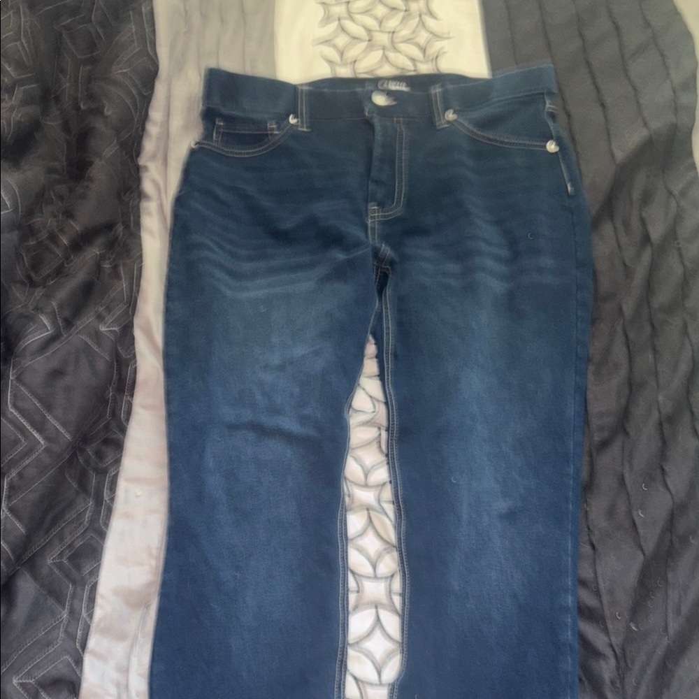 Fashion Nova Blue Straight Leg Jeans